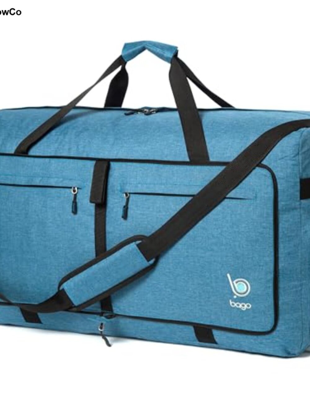Extra Large Foldable Travel Duffel Bag 120L Weekender with Shoe Compartment